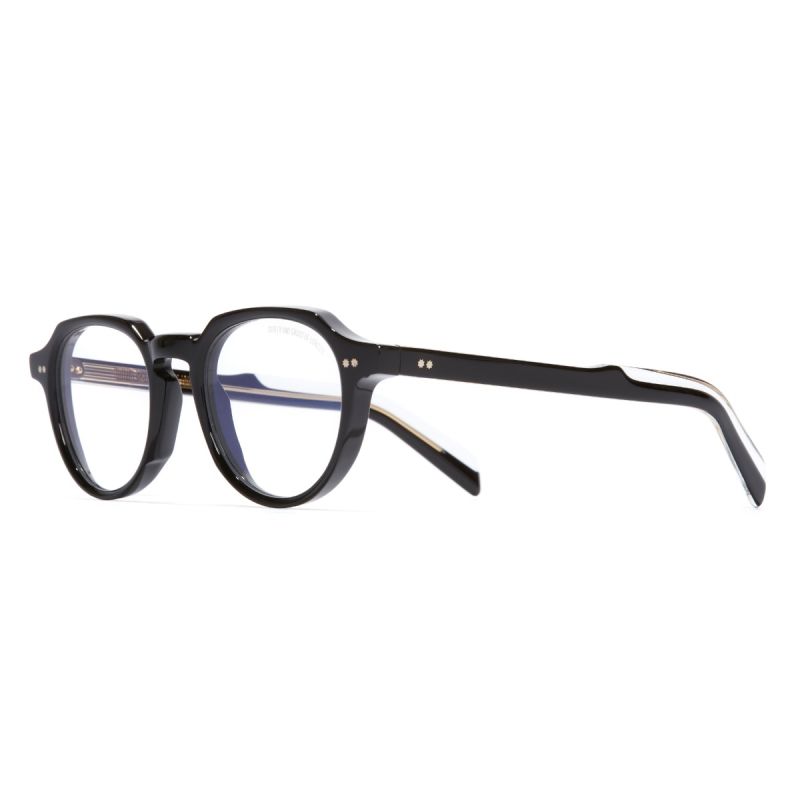 GR06 Round Optical Glasses-Black