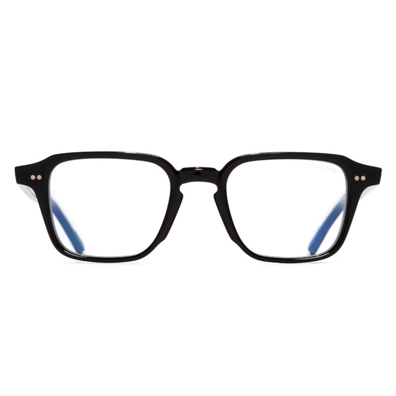 GR07 Square Glasses-Black