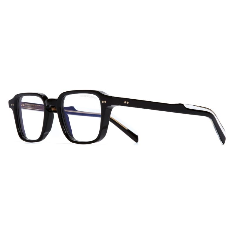 GR07 Square Glasses-Black