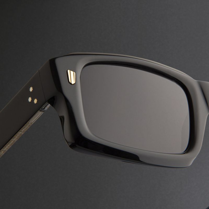 9495 Rectangle Sunglasses-Black
